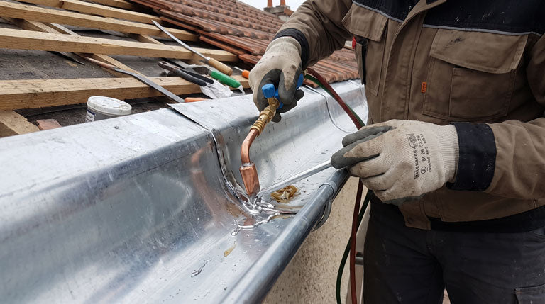 Travaux de couverture à Mouscron